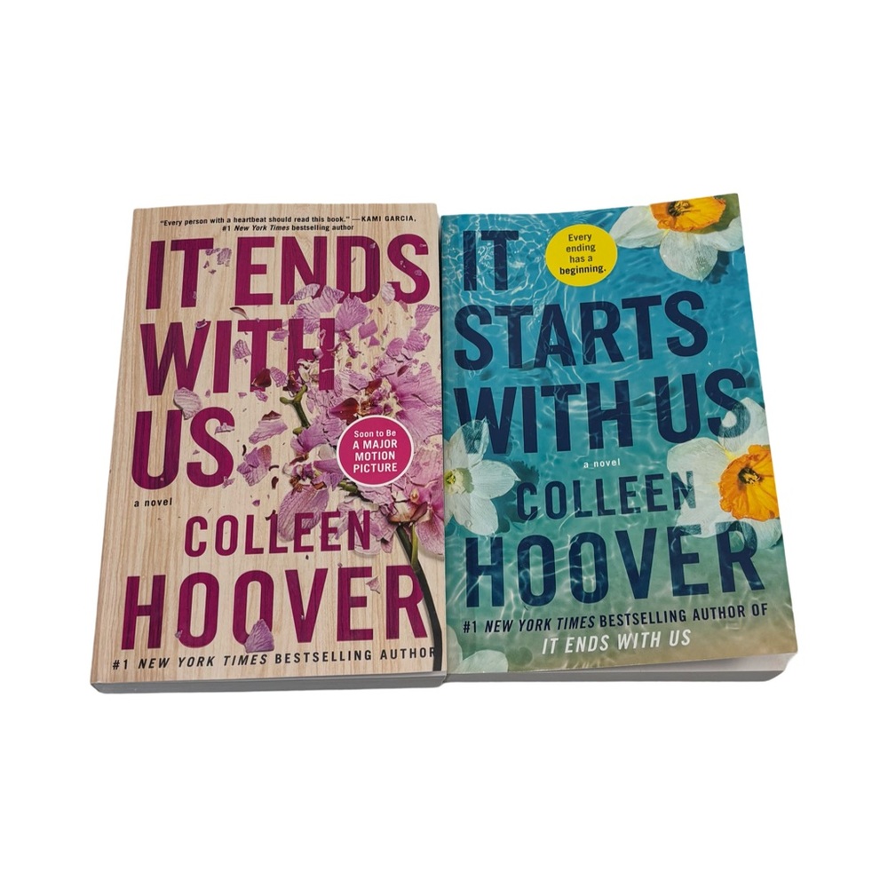It Starts with Us & It Ends with Us 2 Book Collection Set By Colleen Hoover